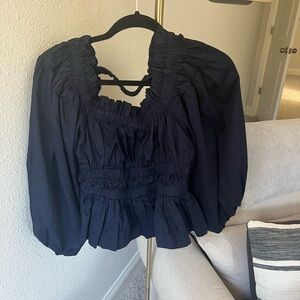 Elegant Navy Women's Top
